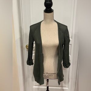 Urban outfitters green knit cardigan